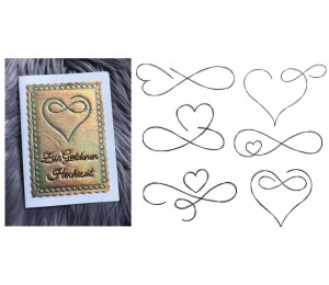 Stickserie - Unendliche Liebe Doodle